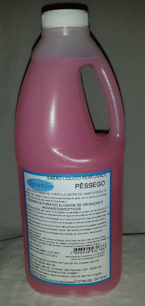 Sabonete liquido p/ mãos pêssego Sparklin, 2L.